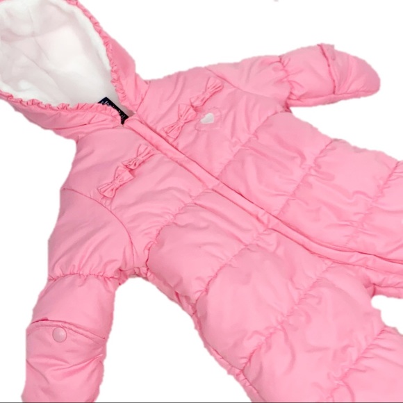 baby girl one piece snowsuit